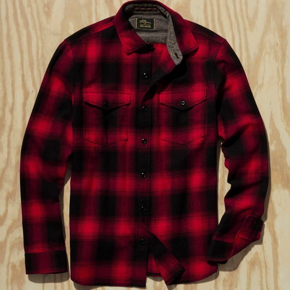 Todd Snyder Other - L.L.BEAN X TODD SNYDER HEAVYWEIGHT PLAID SHIRT IN COLONIAL RED